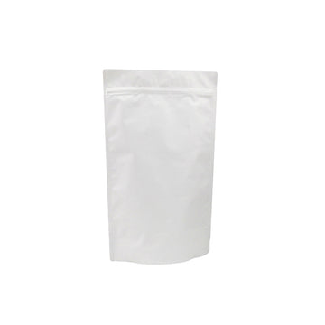 Busta di plastica bianca con zip